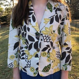 Groovy Floral Blazer